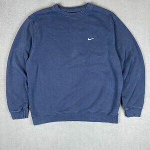 Nike Men's Navy and Blue Sweatshirt